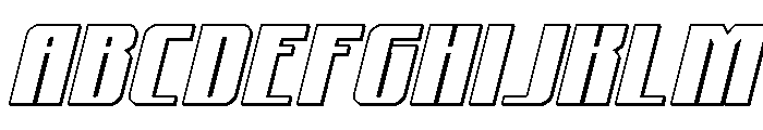Xeno-Seeker 3D Italic FONT