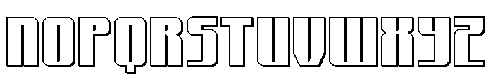 Xeno-Seeker 3D Font UPPERCASE