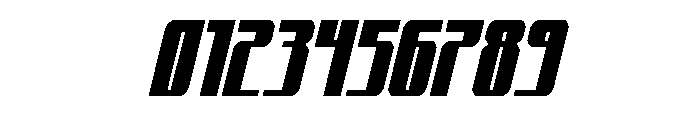 Xeno-Seeker Condensed Italic Font OTHER CHARS