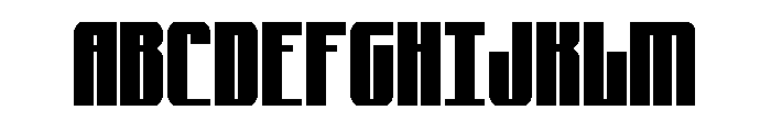 Xeno-Seeker Condensed Font UPPERCASE