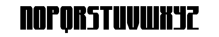 Xeno-Seeker Condensed Font UPPERCASE