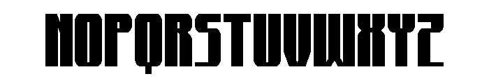 Xeno-Seeker Condensed Font LOWERCASE