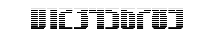 Xeno-Seeker Gradient Font OTHER CHARS