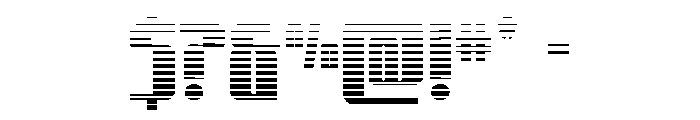 Xeno-Seeker Gradient Font OTHER CHARS
