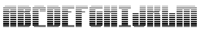 Xeno-Seeker Gradient Font UPPERCASE