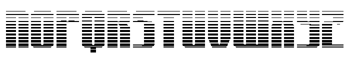 Xeno-Seeker Gradient Font UPPERCASE