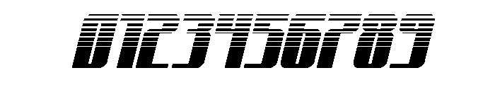 Xeno-Seeker Halftone Italic Font OTHER CHARS