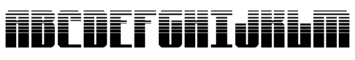 Xeno-Seeker Halftone Font UPPERCASE