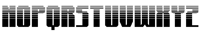 Xeno-Seeker Halftone Font LOWERCASE