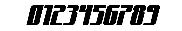 Xeno-Seeker Italic Font OTHER CHARS