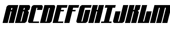 Xeno-Seeker Italic Font UPPERCASE