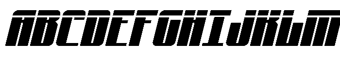 Xeno-Seeker Laser Italic Font UPPERCASE