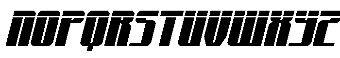 Xeno-Seeker Laser Italic Font UPPERCASE
