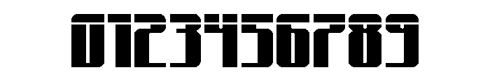 Xeno-Seeker Laser Font OTHER CHARS