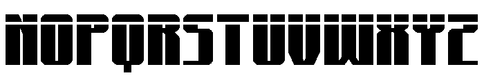 Xeno-Seeker Laser Font LOWERCASE