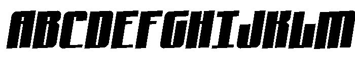 Xeno-Seeker Rotalic Font UPPERCASE
