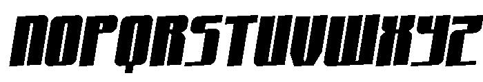 Xeno-Seeker Rotalic Font UPPERCASE
