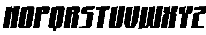 Xeno-Seeker Rotalic Font LOWERCASE