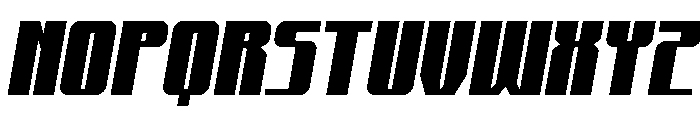 Xeno-Seeker Semi-Italic Font LOWERCASE