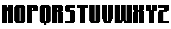 Xeno-Seeker Spaced Font LOWERCASE