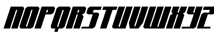 Xeno-Seeker Super-Italic Font UPPERCASE