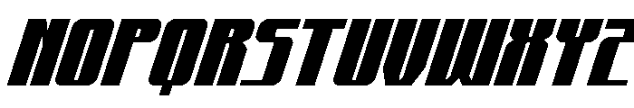 Xeno-Seeker Super-Italic Font LOWERCASE