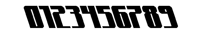 Xeno-Seeker Super-Leftalic Font OTHER CHARS