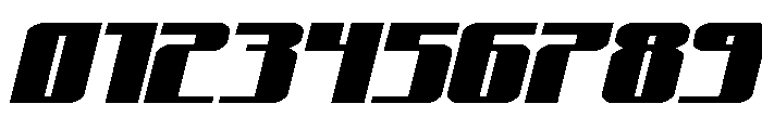 Xeno-Seeker Wide Italic Font OTHER CHARS