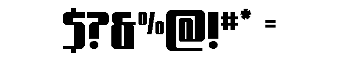 Xeno-Seeker Font OTHER CHARS