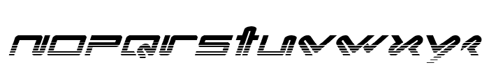 Xephyr Halftone Italic Font LOWERCASE
