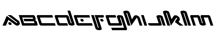 Xephyr Leftalic Font LOWERCASE