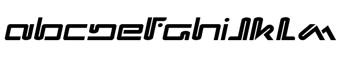 Xephyr Semi-Italic Font UPPERCASE