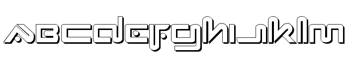 Xephyr Shadow Font LOWERCASE