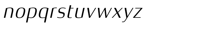 Xenois Semi Italic Font LOWERCASE