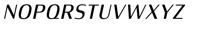 Xenois Semi Medium Italic Font UPPERCASE