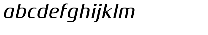 Xenois Semi Medium Italic Font LOWERCASE