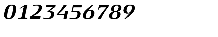 Xenois Serif Bold Italic Font OTHER CHARS