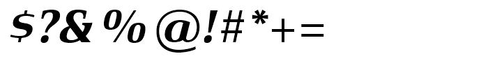 Xenois Serif Bold Italic Font OTHER CHARS