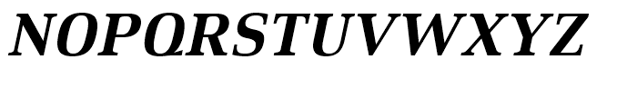 Xenois Serif Bold Italic Font UPPERCASE