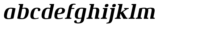 Xenois Serif Bold Italic Font LOWERCASE