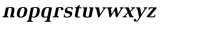 Xenois Serif Bold Italic Font LOWERCASE