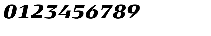 Xenois Serif Heavy Italic Font OTHER CHARS
