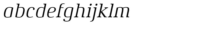 Xenois Serif Italic Font LOWERCASE