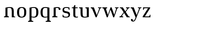 Xenois Serif Medium Font LOWERCASE