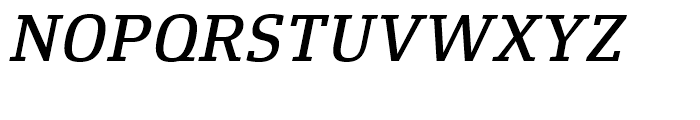 Xenois Slab Medium Italic Font UPPERCASE