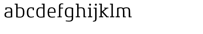 Xenois Slab Regular Font LOWERCASE