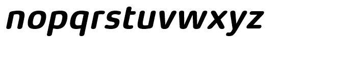 Xenois Soft Bold Italic Font LOWERCASE