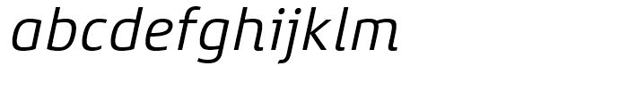 Xenois Super Italic Font LOWERCASE