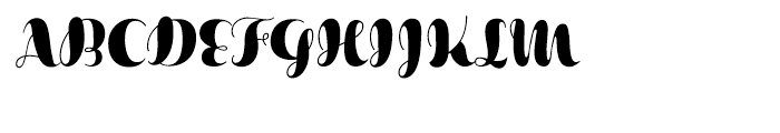 Xesy Regular Font UPPERCASE