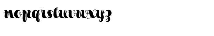 Xesy Regular Font LOWERCASE